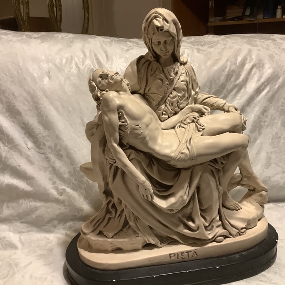 Pieta statue Jesus Christ+Mary sculpture blessed Virgin mother statue figurine - Picture 12 of 13